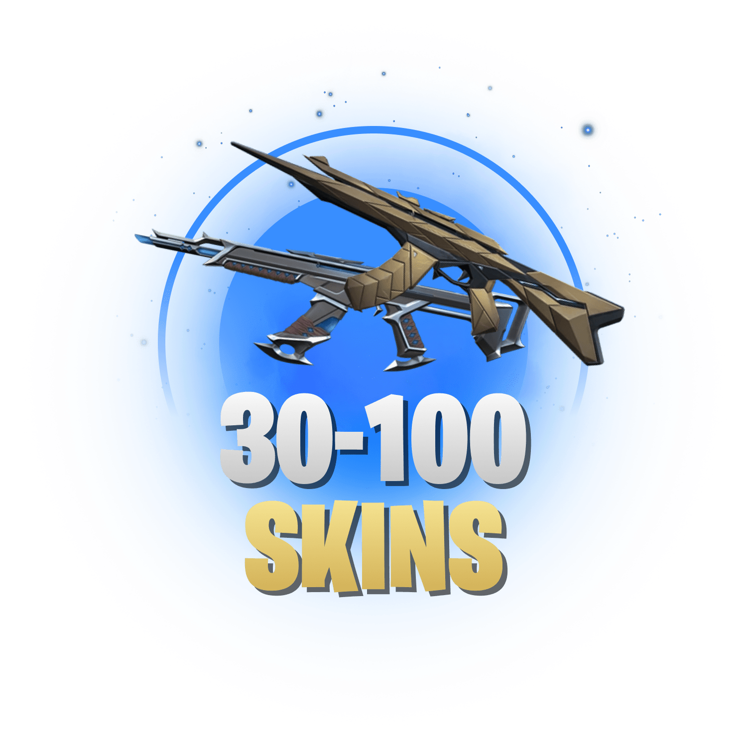 30-100 Skins Valorant Account with Full Access