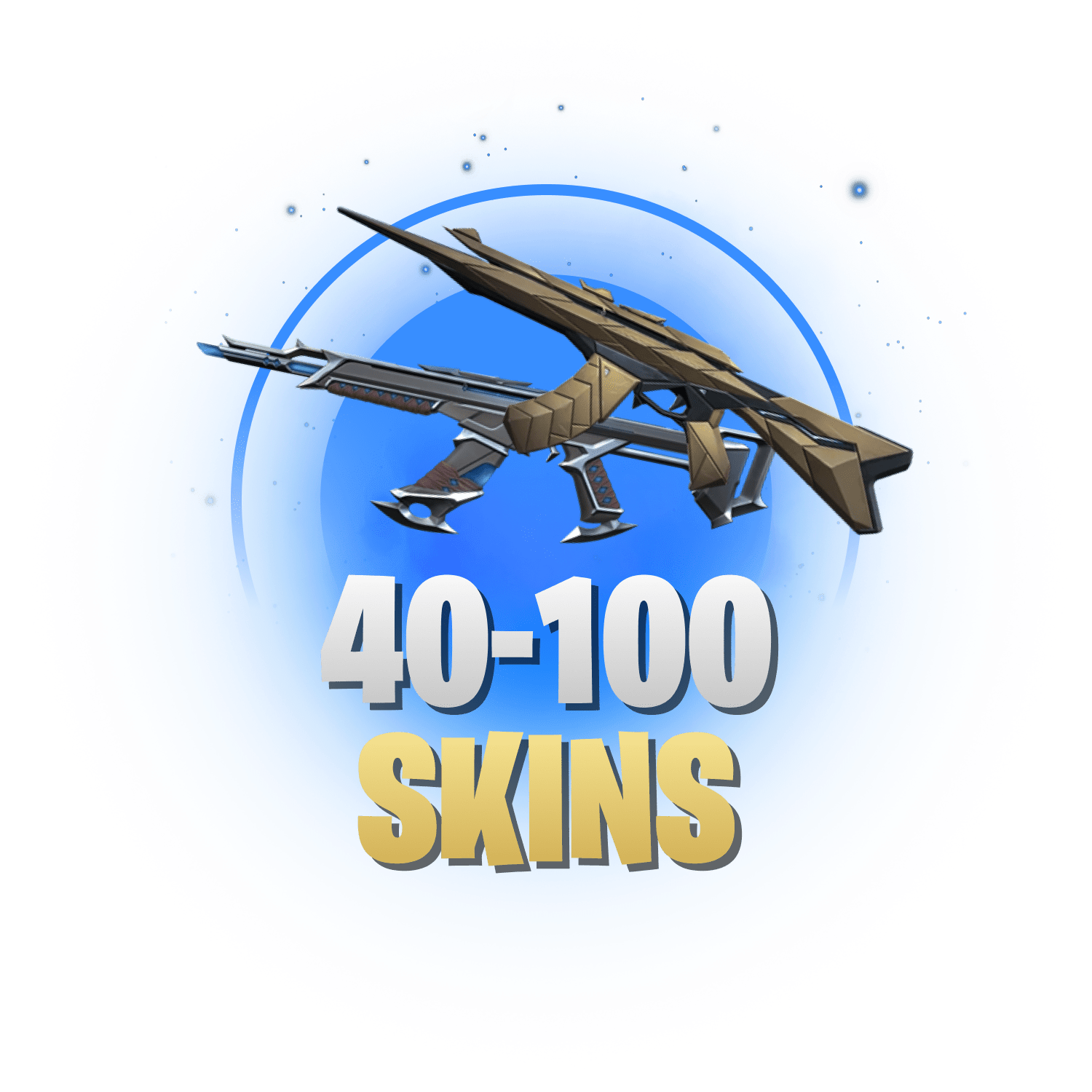 40-100 Skins Valorant Account with Full Access