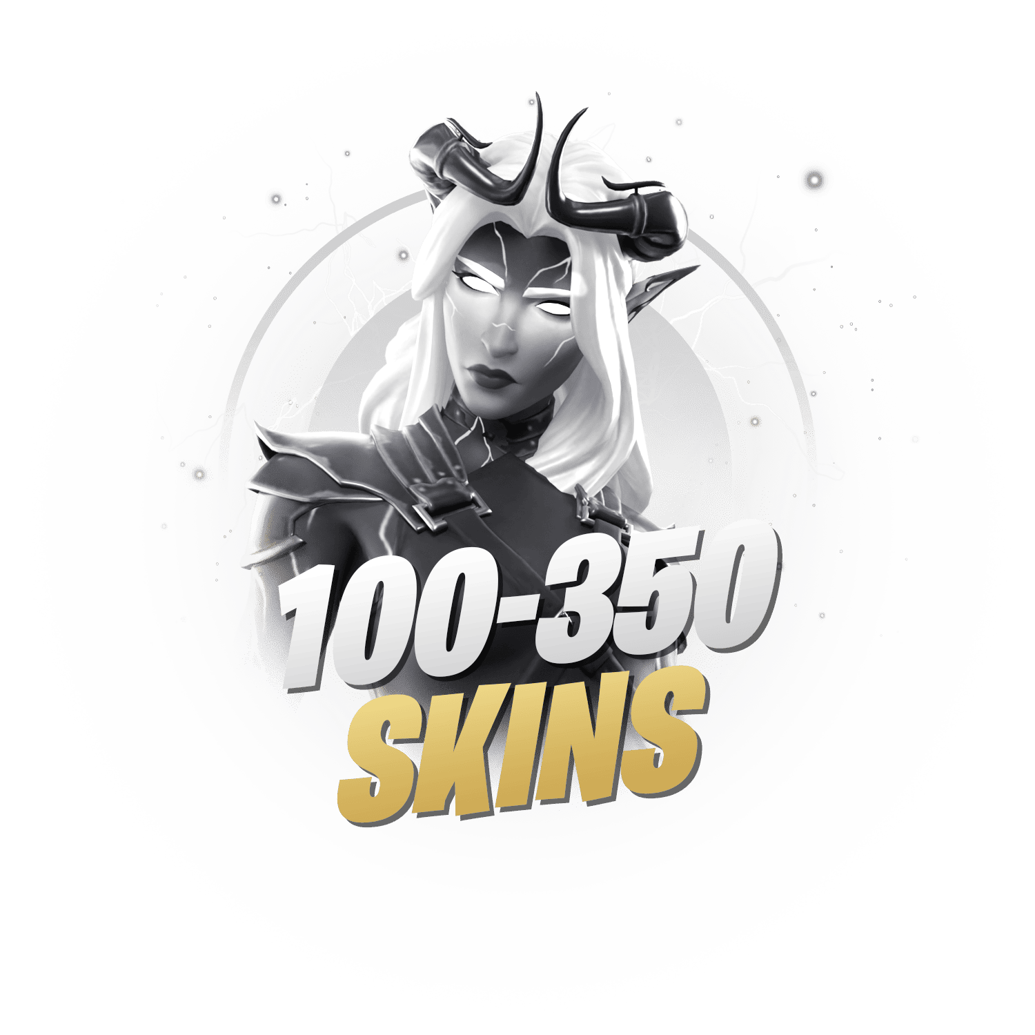 100-350 SKINS WITH RANDOM RARE SKIN