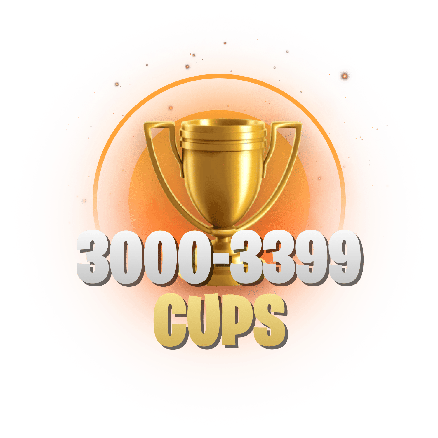 3000 - 3399 Cups , King Tower Level From 5 - 10